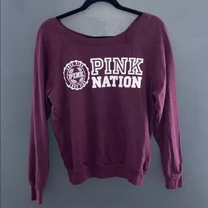 Pink VS Size Small Sweatshirt